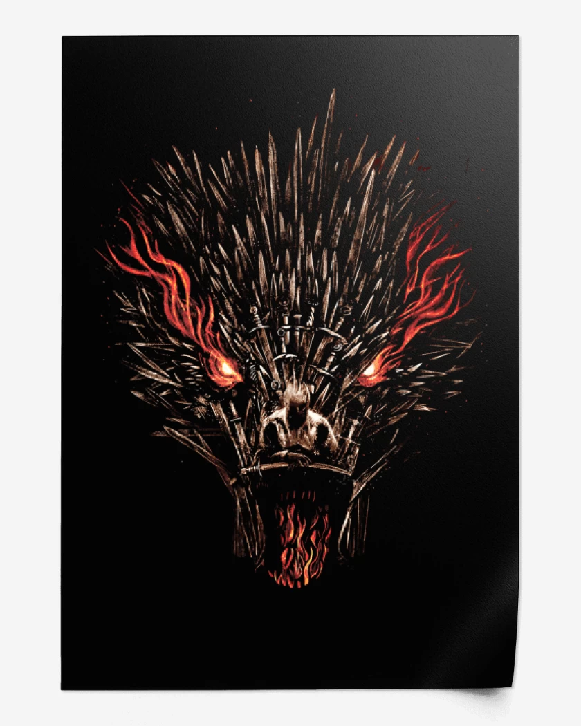 Print Dragon Throne