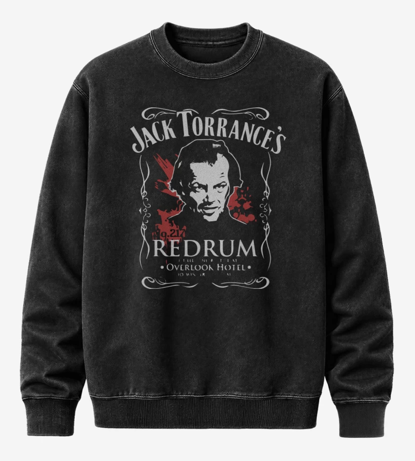 Poleron Polo Acid Wash Negro de Jack torr
