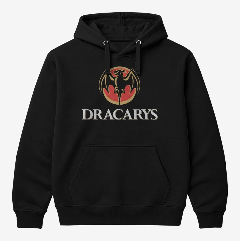 Polerón Canguro Negro de Dracarys