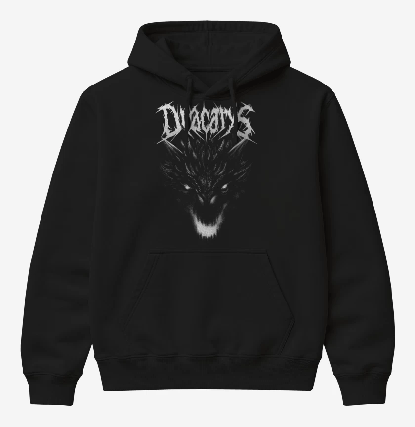 Poleron Canguro básico Dracarys Metal