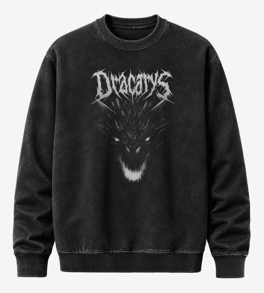 Poleron Polo Acid Wash Dracarys Metal
