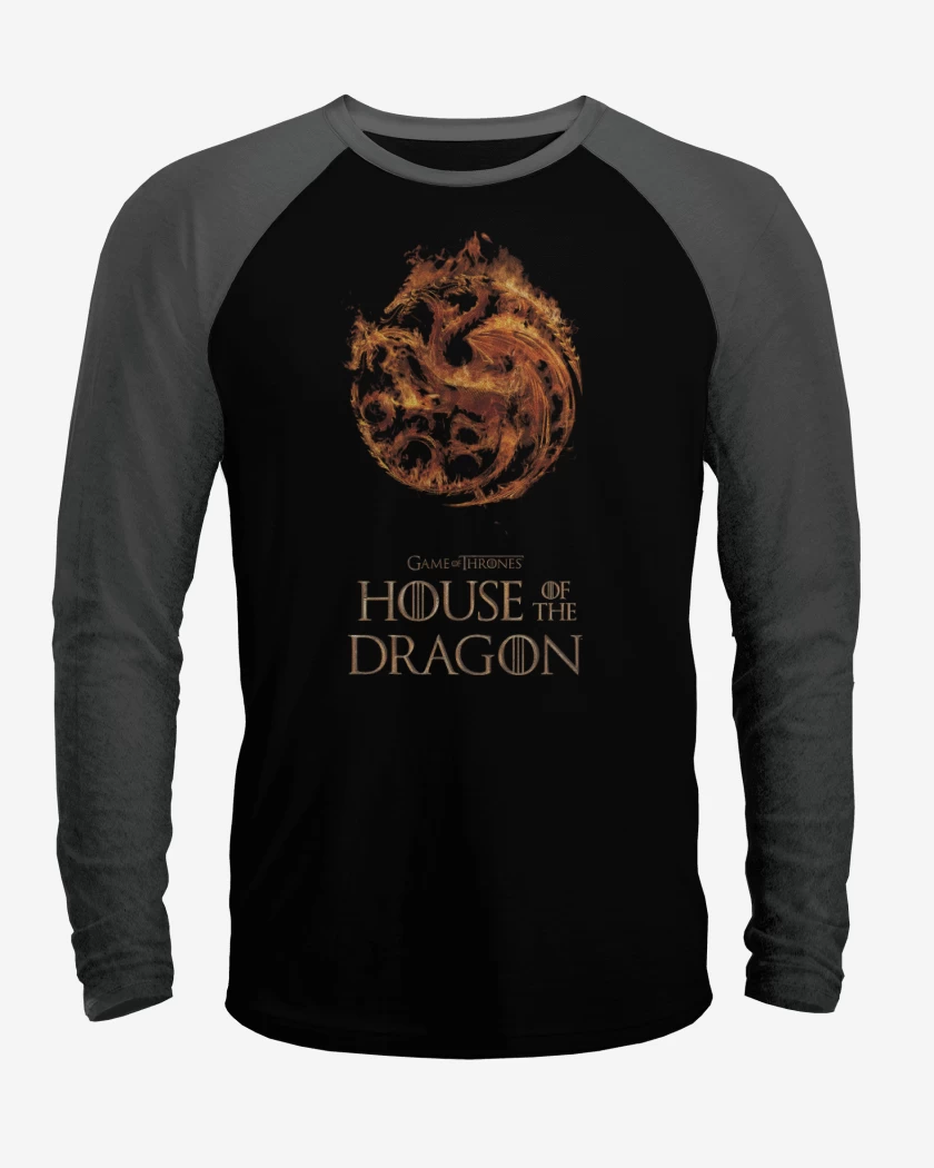 Polera Raglan Casa del Dragon