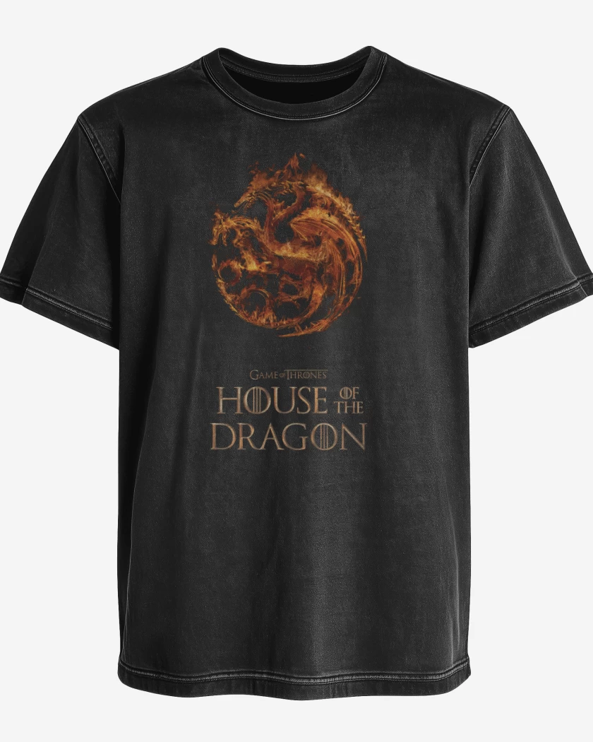 Polera desgastada Casa del Dragon