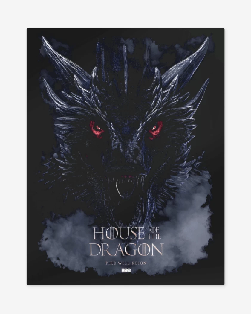 Print metalico Balerion