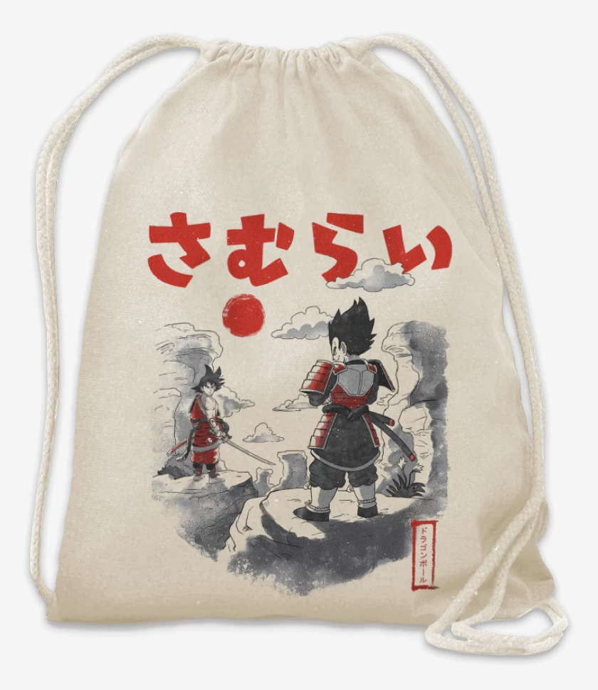 Mochila Blanco de Saiyan Samurai Battle
