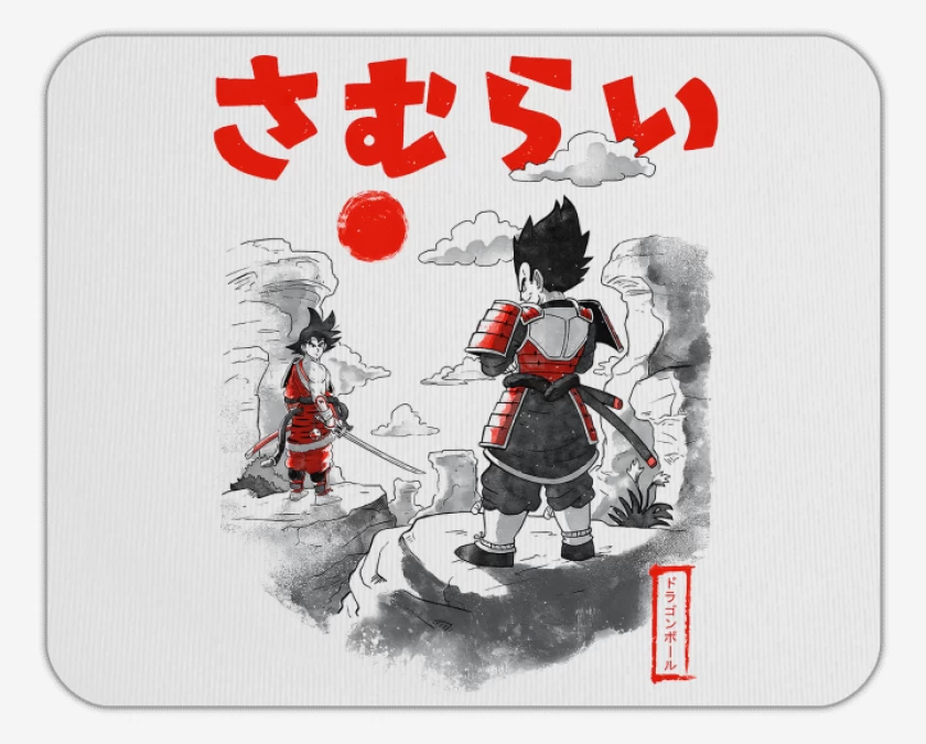 Mousepad Saiyan Samurai Battle