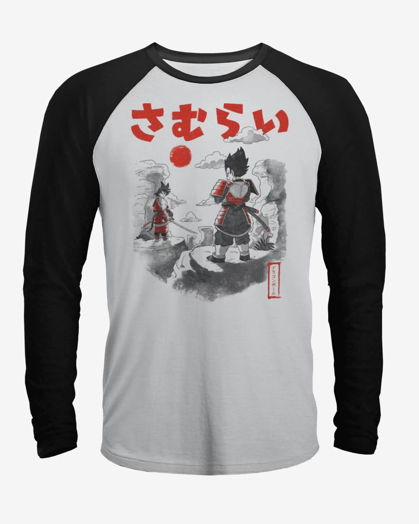 Polera Raglan Saiyan Samurai Battle