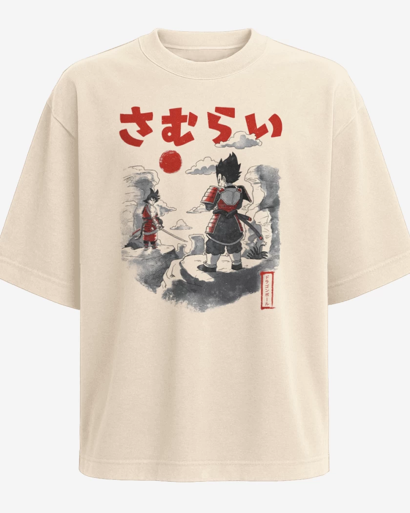 Polera Oversize Saiyan Samurai Battle