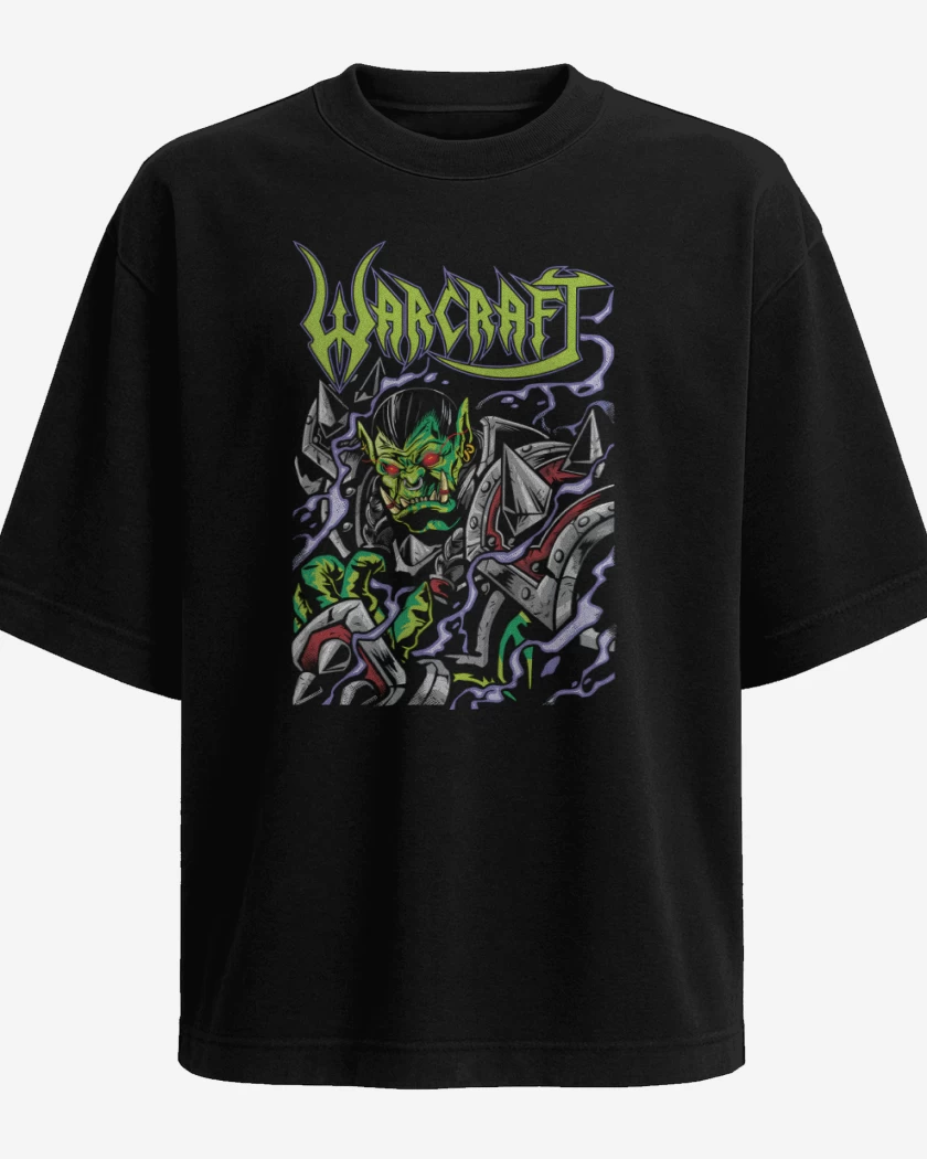Polera Oversize Negro de World of Warcraft
