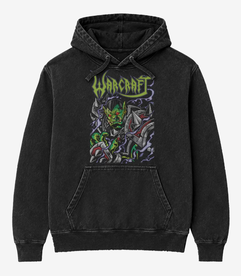 Poleron Canguro Acid Wash World of Warcraft