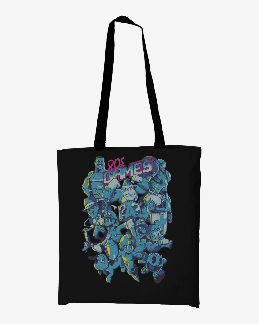 Totebag 80s Games