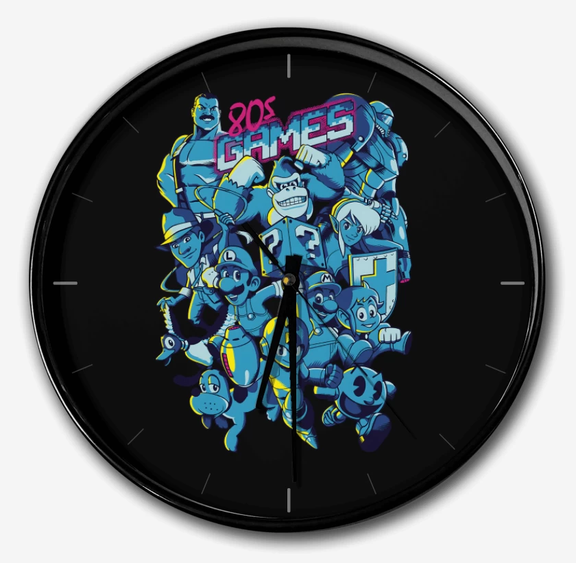 Reloj 80s Games