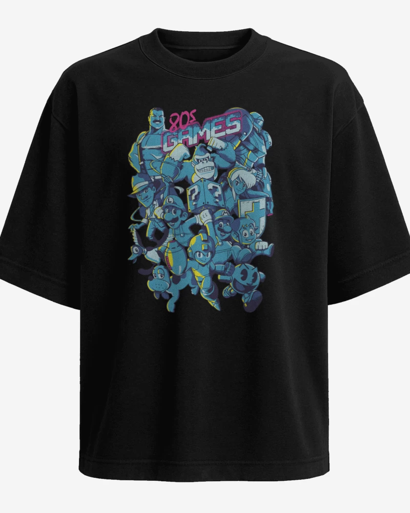 Polera Oversize 80s Games