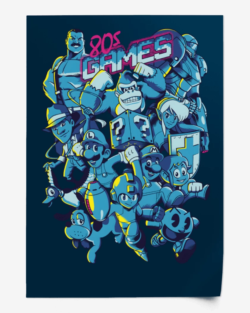 Print 80s Games