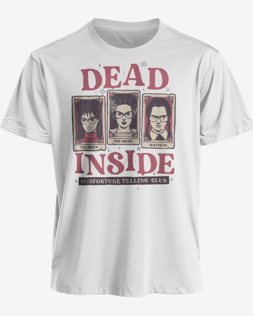 Polera premium Blanco de Dead Inside
