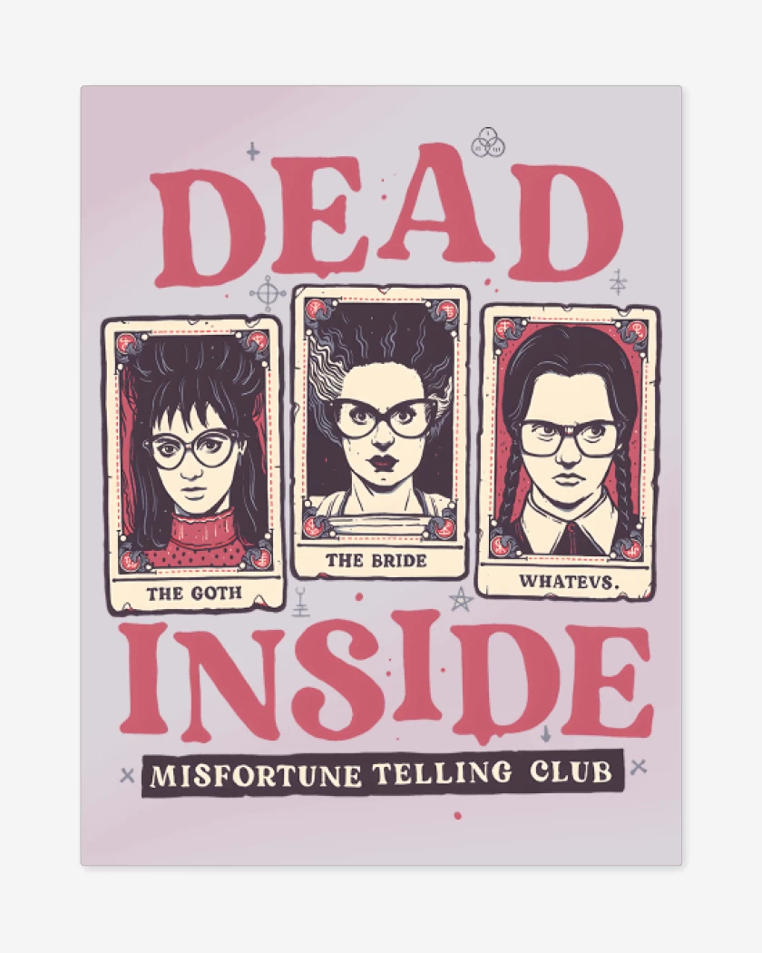 Print metalico Rosa Pastel de Dead Inside