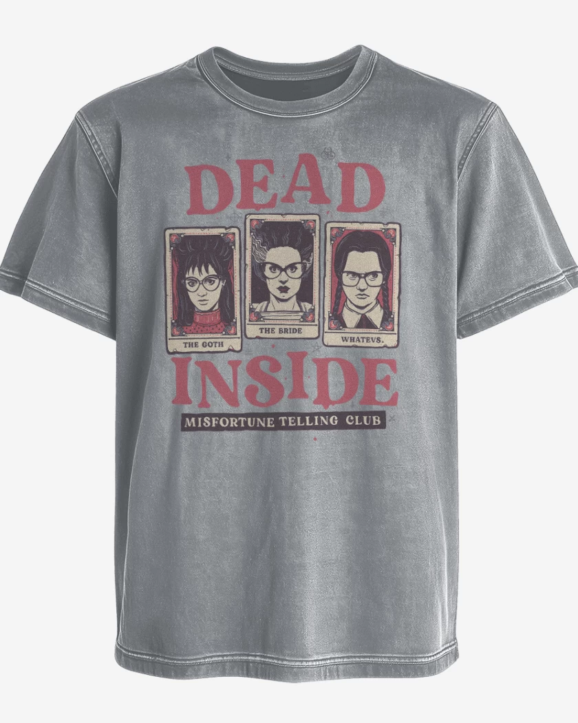 Polera desgastada Dead Inside