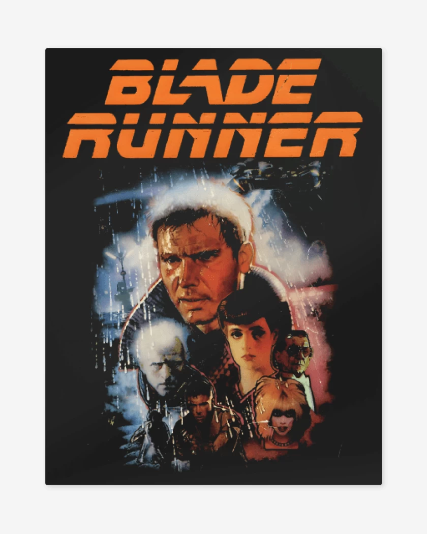 Print metalico Negro de Classic Blade Runner 