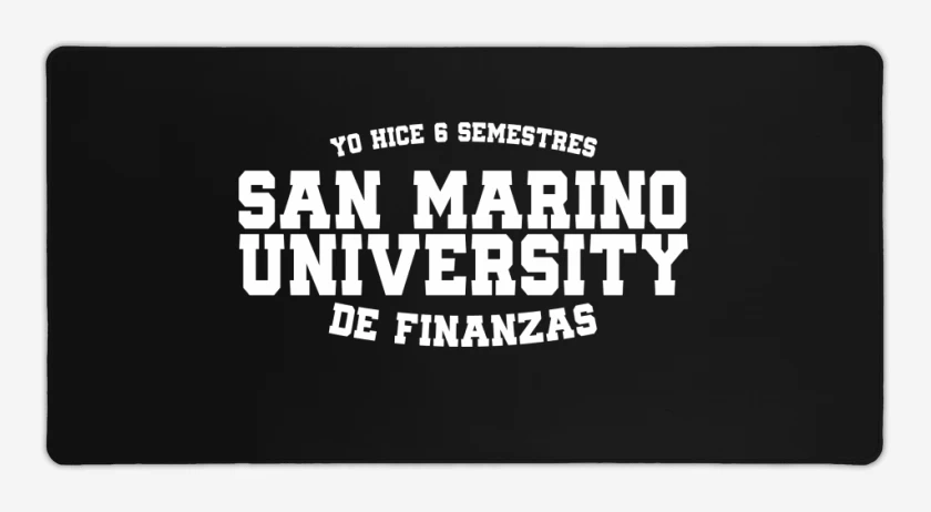 Mouse pad Gamer San marino university