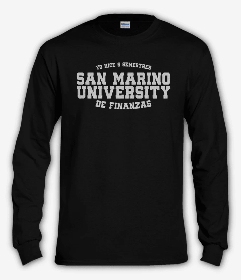 Polera manga larga San marino university