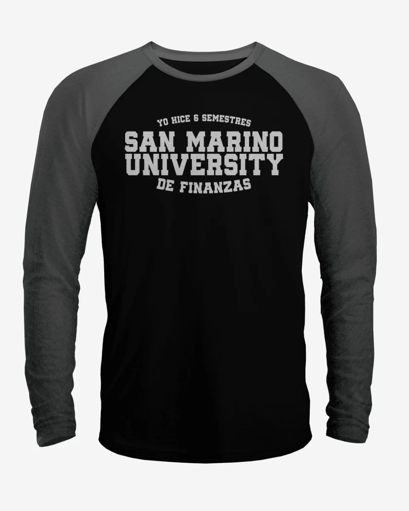 Polera Raglan San marino university
