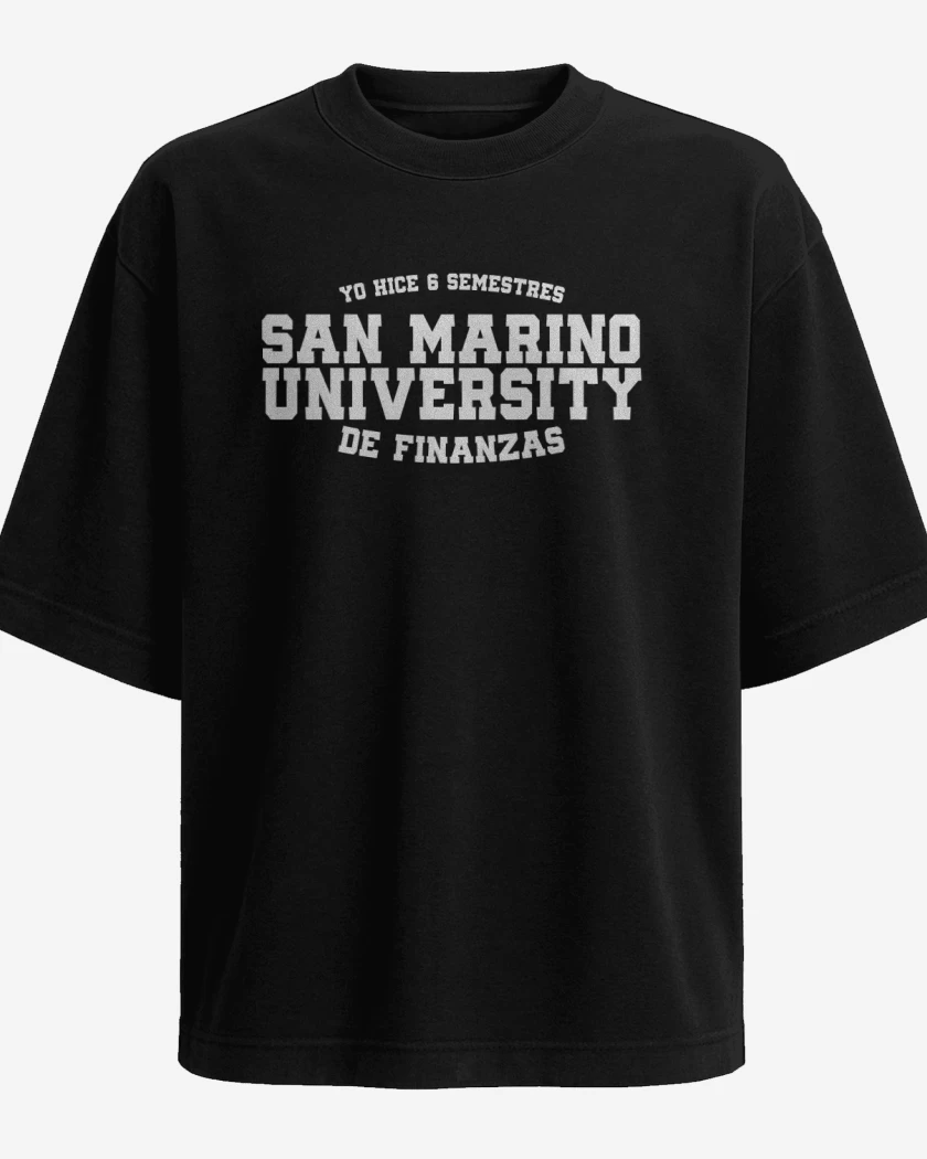Polera Oversize San marino university