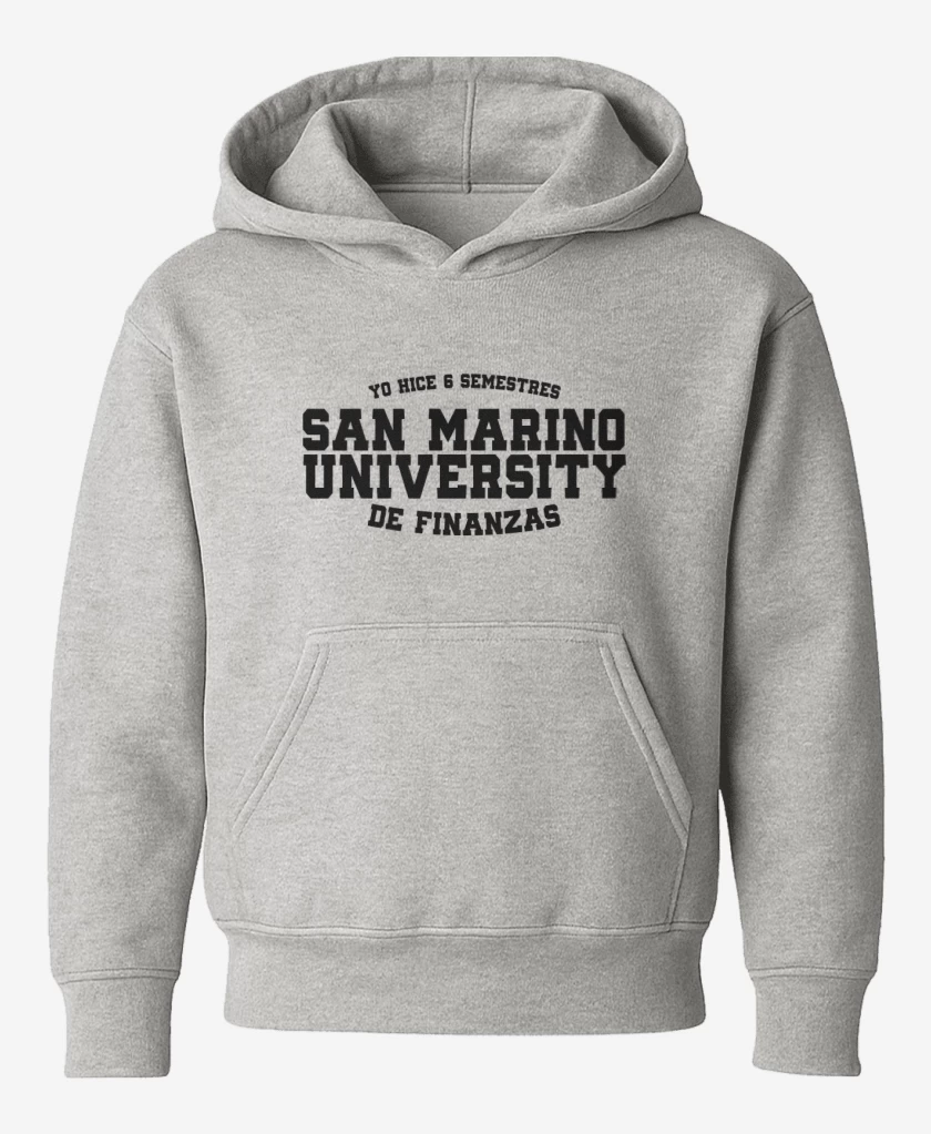 Poleron de niño Gris Melange de San marino