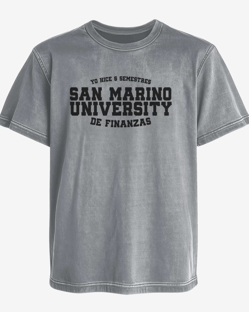 Polera desgastada San marino
