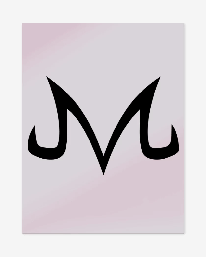 Print metalico Rosa Pastel de Marca Majin