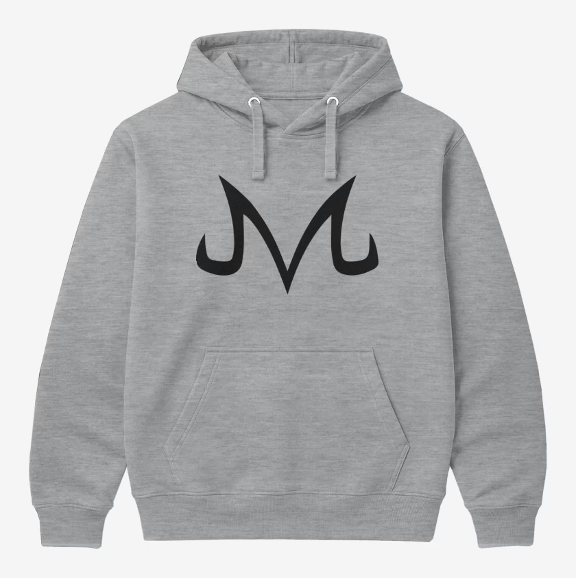 Polerón Canguro Gris Melange de Marca Majin