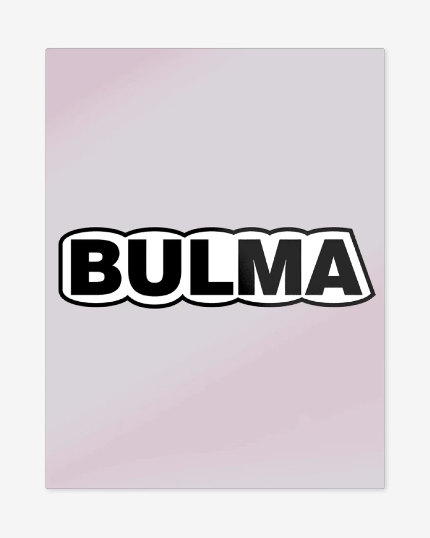 Print metalico Bulma 
