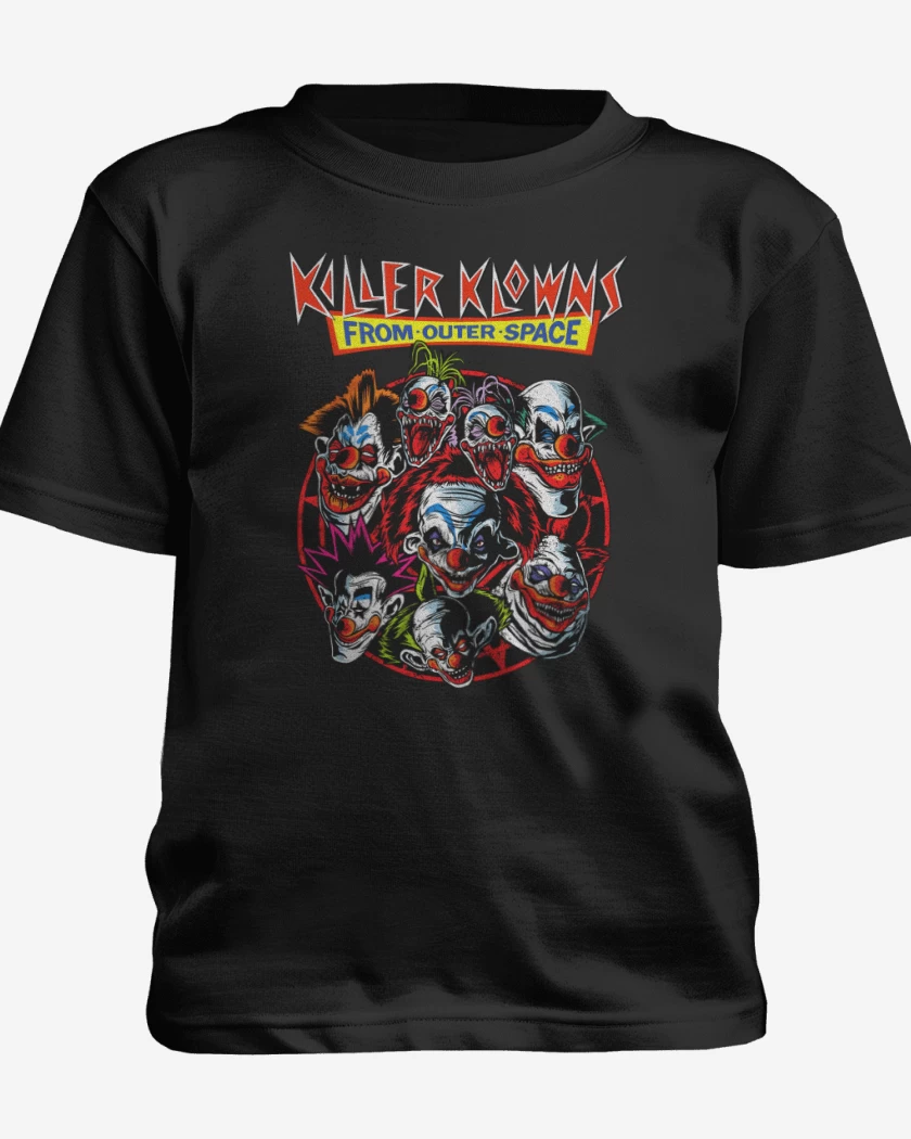 Polera de niño Negro de Killer Klowns