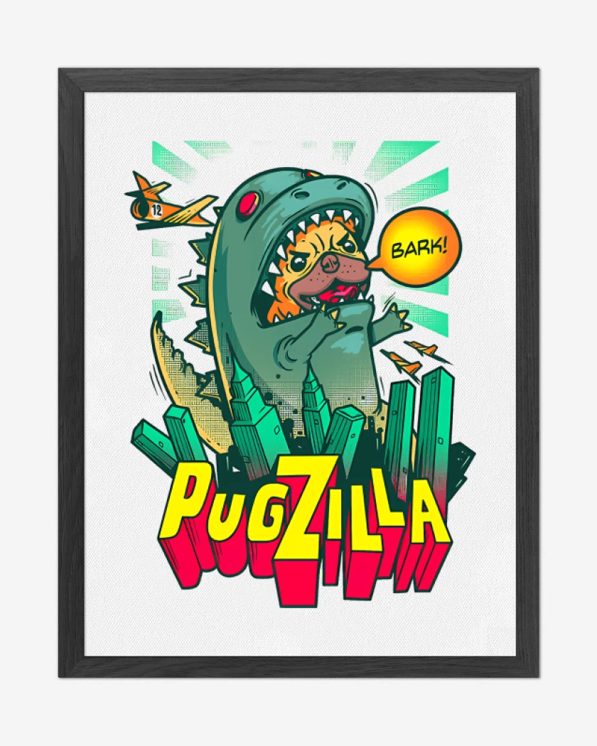 Cuadro decorativo Blanco de Pugzilla