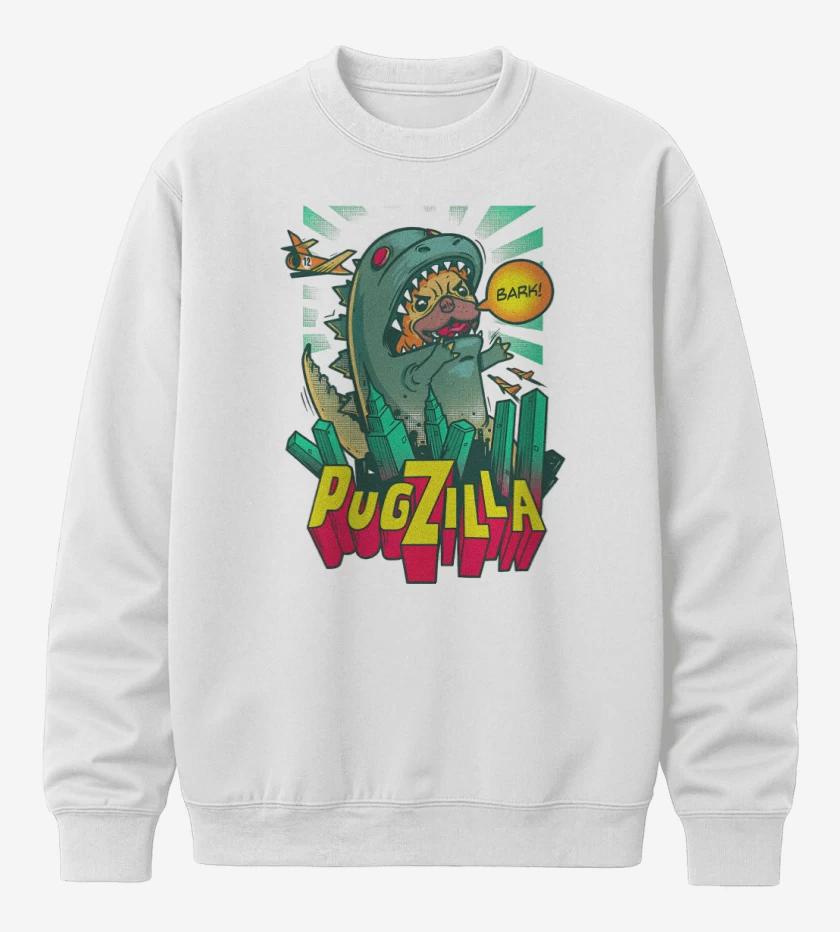 Poleron polo Blanco de Pugzilla