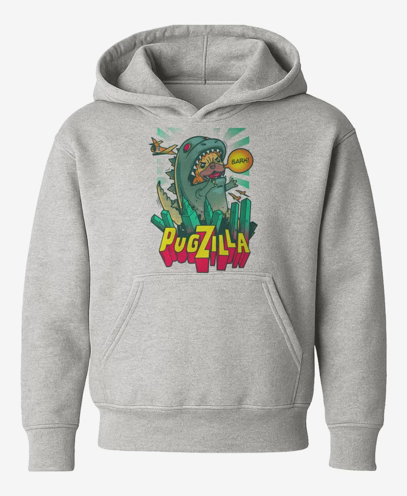 Poleron de niño Gris Melange de Pugzilla