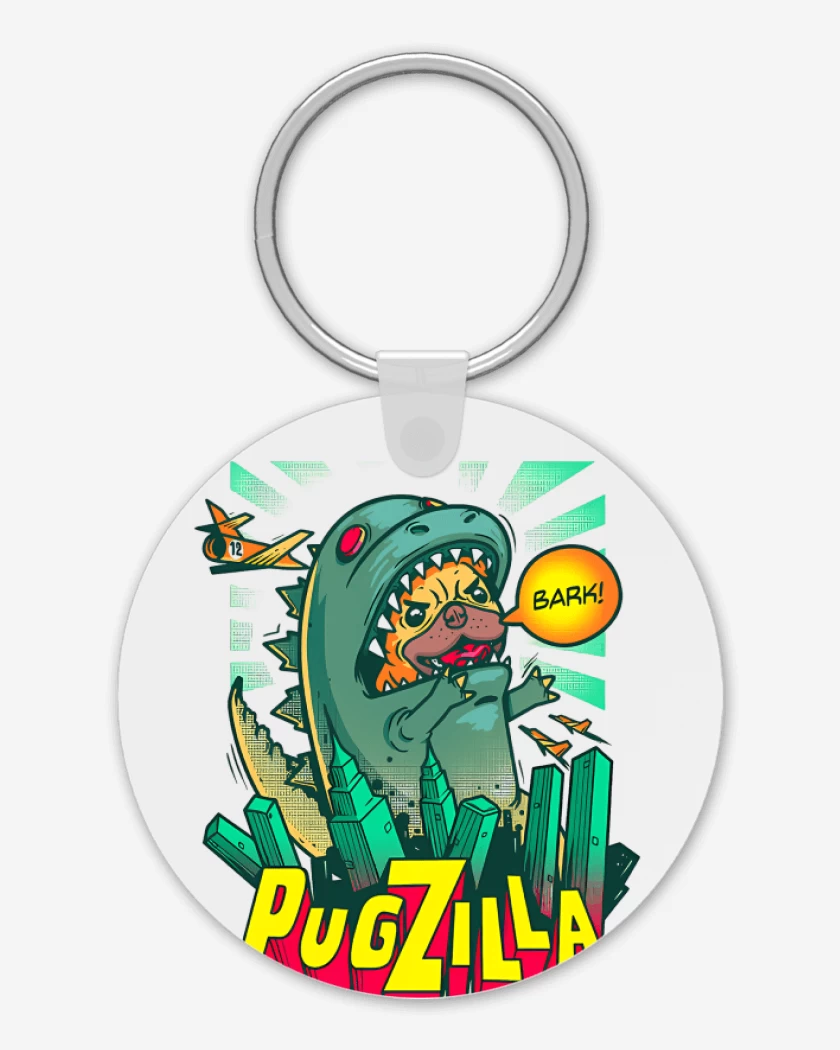 Llavero Blanco de Pugzilla