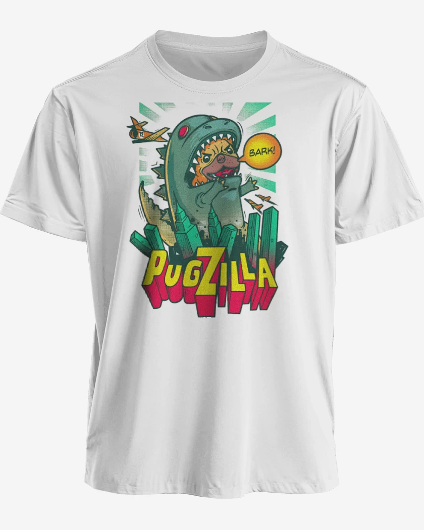 Polera premium Blanco de Pugzilla