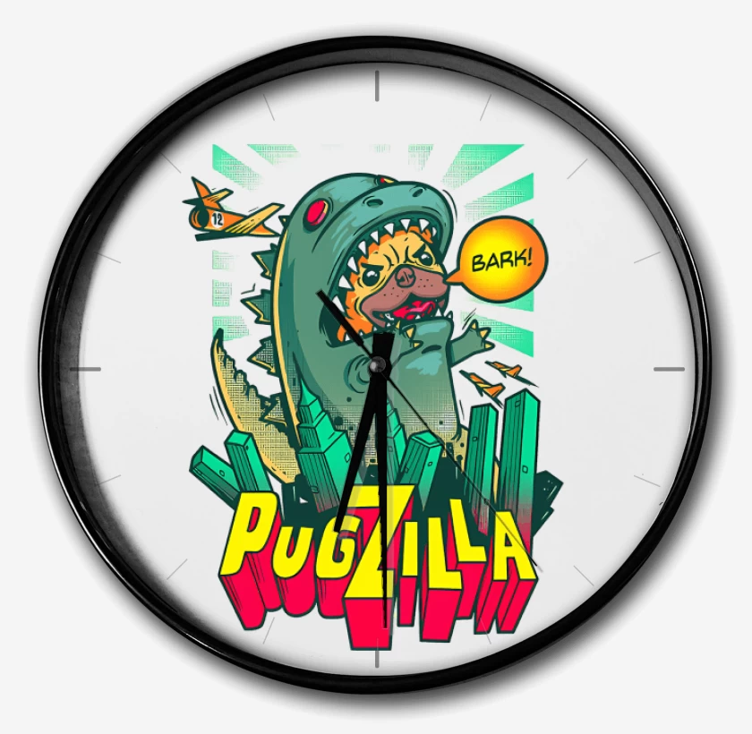 Reloj Blanco de Pugzilla