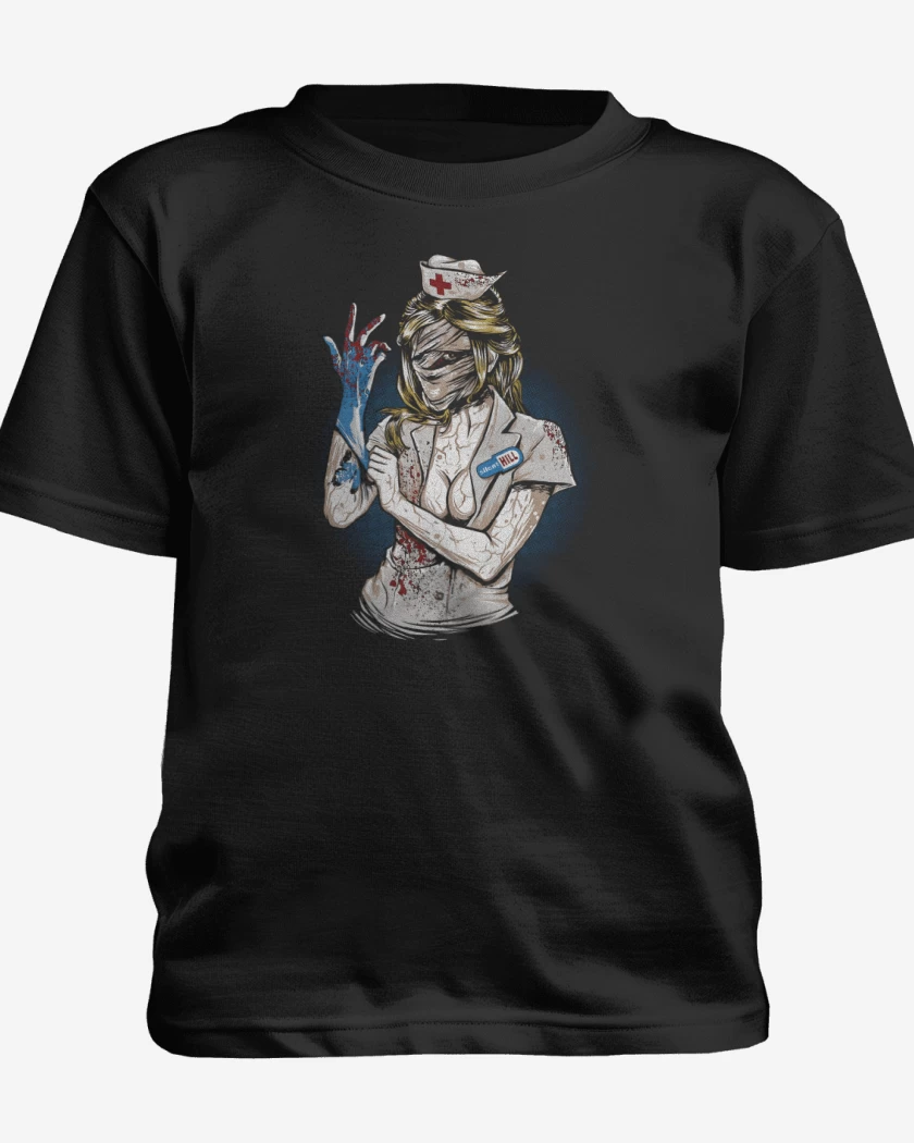 Polera de niño Negro de Silent Hill Nurse
