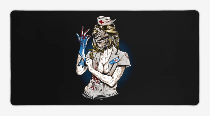Mouse pad Gamer Negro de Silent Hill Nurse