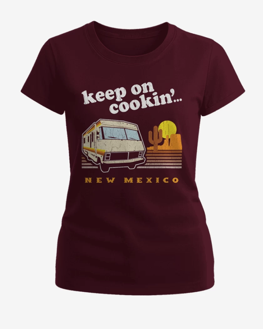 Polera de Mujer Burdeo de Keep on coockin
