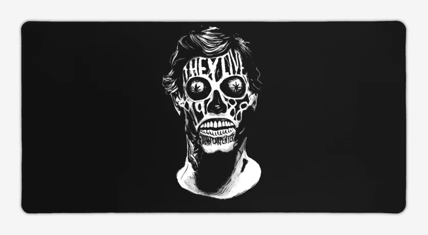 Mouse pad Gamer Negro de They Live Carpenter