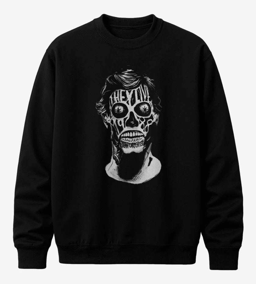 Poleron polo Negro de They Live Carpenter