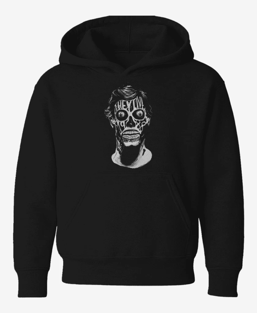 Poleron de niño Negro de They Live Carpenter