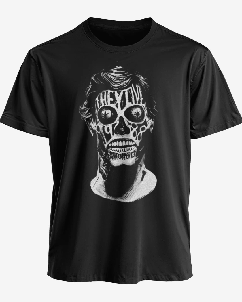 Polera premium Negro de They Live Carpenter