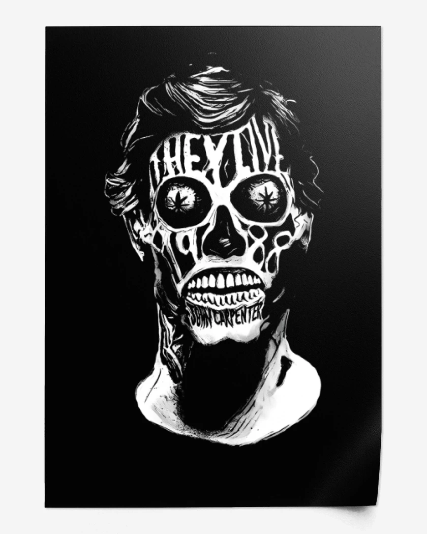 Print They Live Carpenter