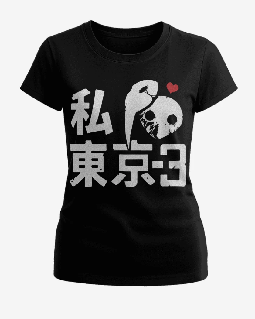 Polera de Mujer Negro de Heart tokyo