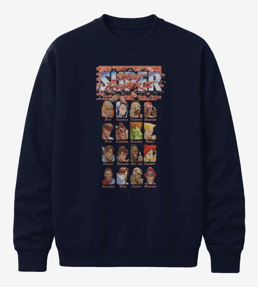 Poleron polo Super Street Fighter II