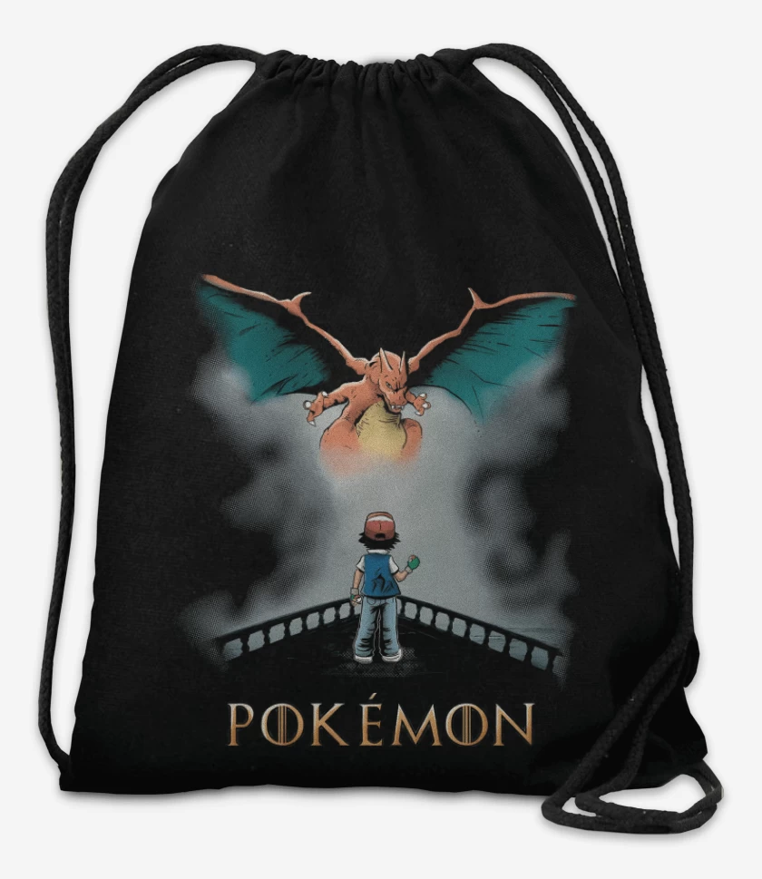 Mochila Negro de Pokethrone
