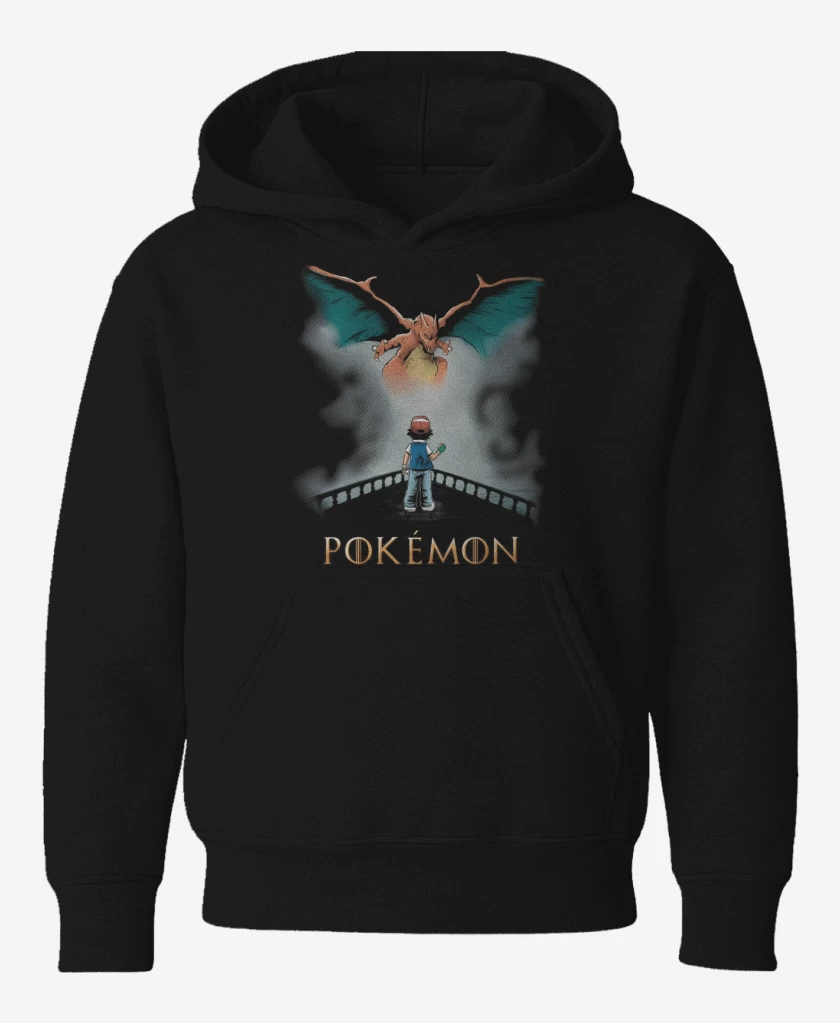 Poleron de niño Negro de Pokethrone